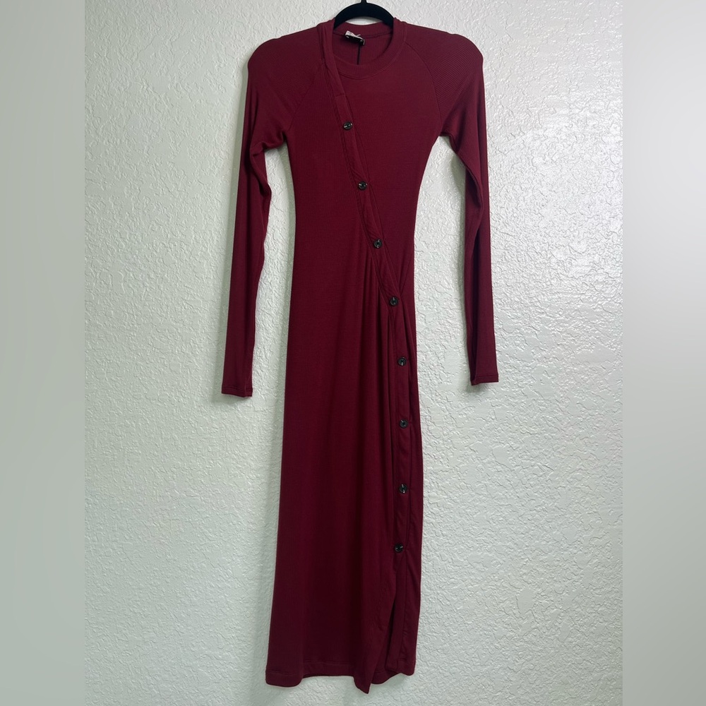 NWT Alix NYC Pearson Dress in Sangria Sz S - Picture 5 of 10
